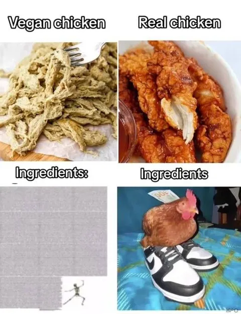 Vegan Chicken vs Real Chicken