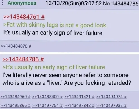 Fat With Skinny Legs Liver Failure