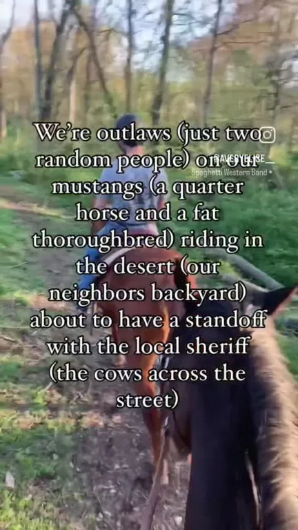 Outlaws Riding Through the Backyard