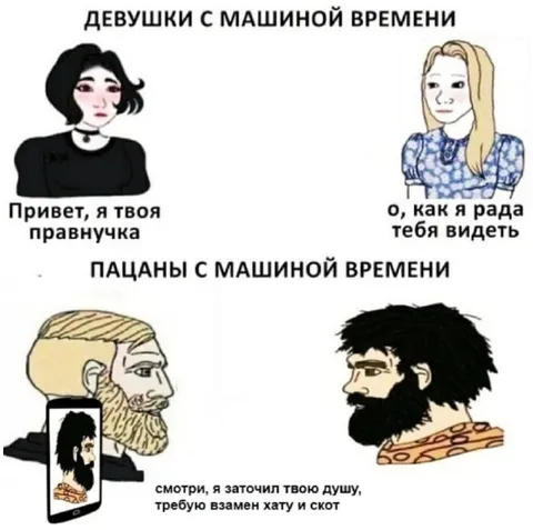 Девушки и пацаны с машиной времени