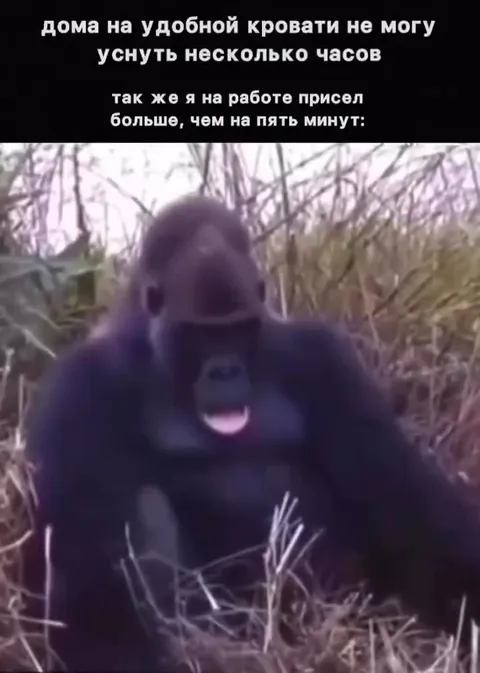 На работе присел больше пяти минут