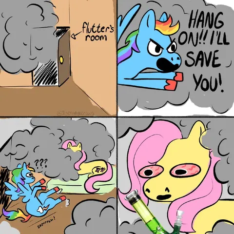 Rainbow Dash Saves Fluttershy