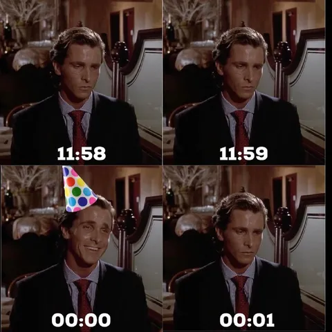 Смена года за одну секунду