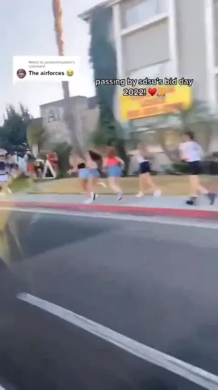 Passing by SDSU Bid Day