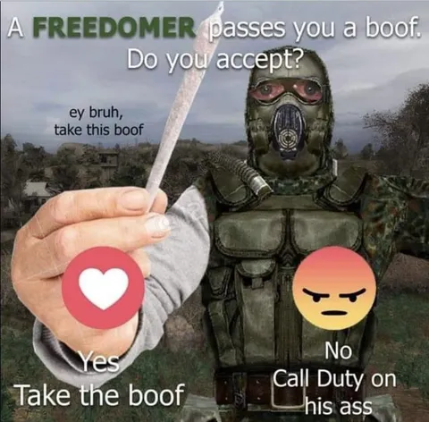 A Freedomer Passes You a Boof