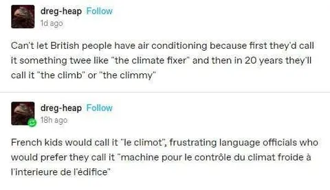 British and French Climate Jokes