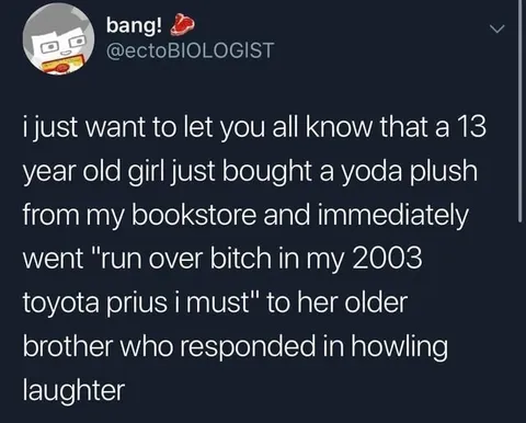 Yoda Plush Prius Joke