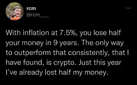 Inflation Versus Crypto Losses