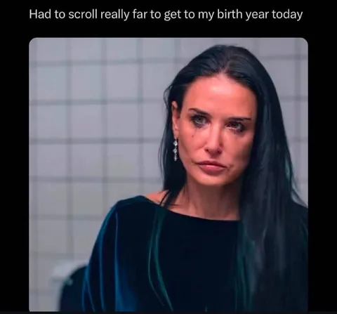 Scrolling Back to My Birth Year