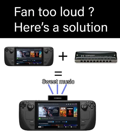 Steam Deck Harmonica Solution