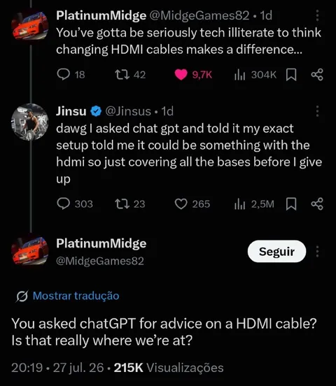 HDMI Cable ChatGPT Advice