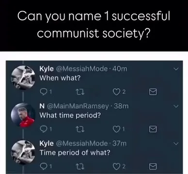 Can You Name One Successful Communist Society