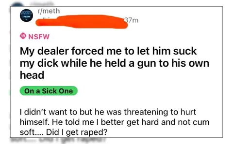 Dealer Forced Himself to Suck
