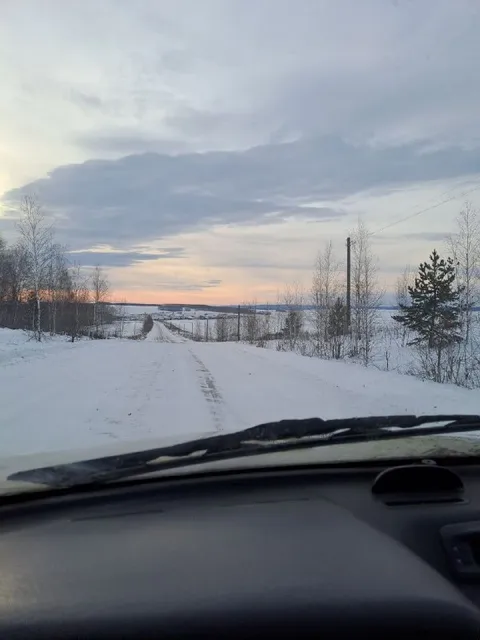 Зимняя дорога к бабушке