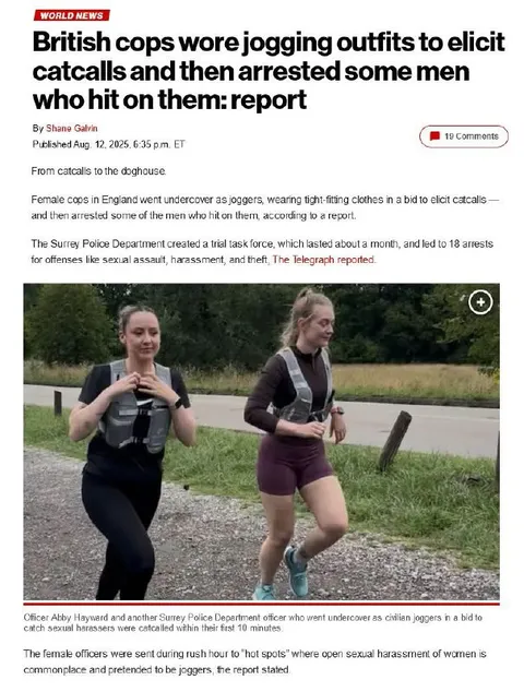 Undercover Joggers Arrest Catcallers