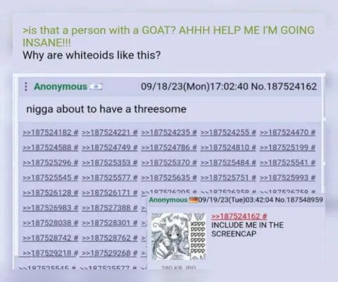 White Guy Sees a Goat