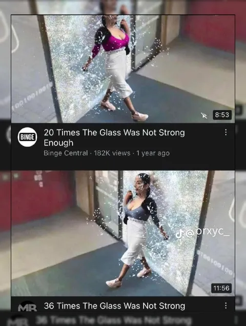 20 Times the Glass Was Not Strong Enough