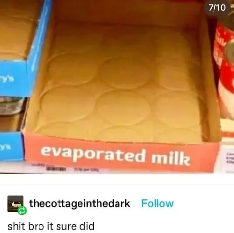 Evaporated Milk Really Evaporated