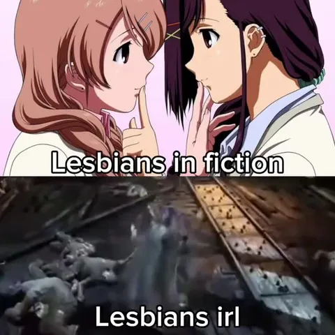 Lesbians in fiction vs irl