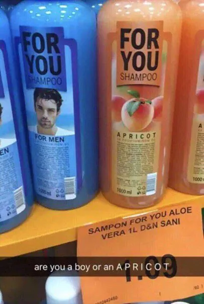 Are You a Boy or an Apricot?