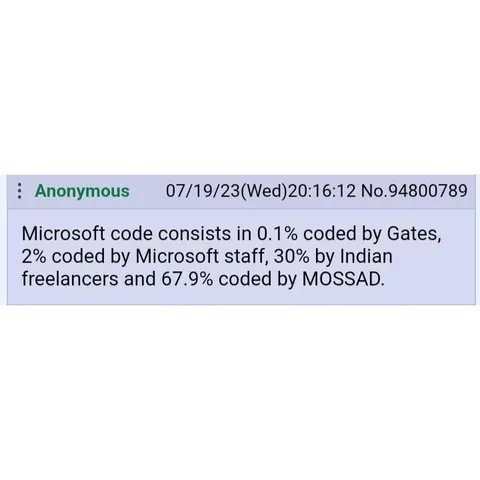 Microsoft Code Conspiracy