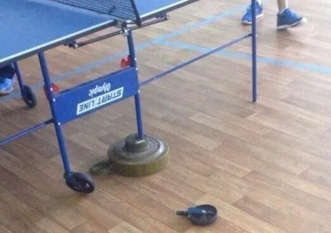 Table Tennis Wheel Disaster