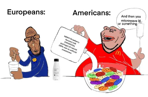Europeans Versus Americans Milk