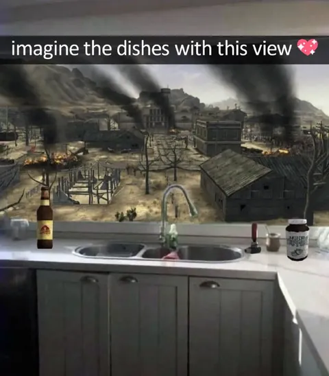 Imagine the Dishes With This View