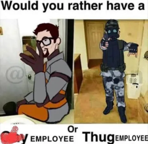 Gay Employee or Thug Employee