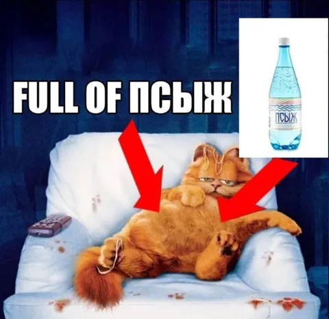 Гарфилд full of псих