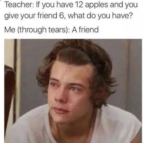 A Friend Instead of Apples