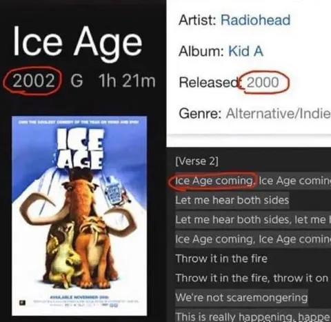 Radiohead предсказали Ледниковый период