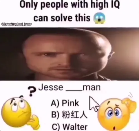 Only High IQ Can Solve Jesse Man