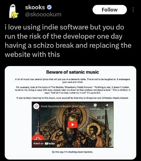 Indie Software Developer Breaks