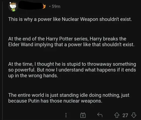 Putin and the Elder Wand