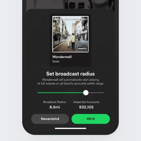 Wonderwall Broadcast Radius