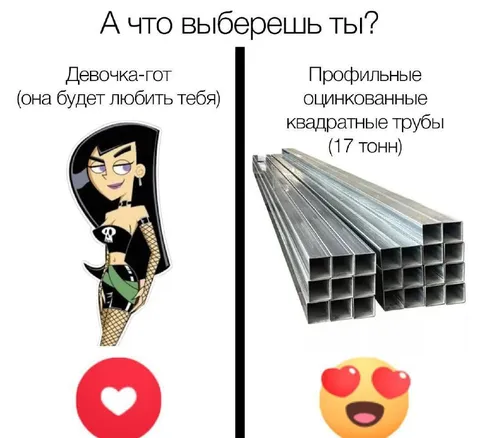 Девочка-гот или квадратные трубы