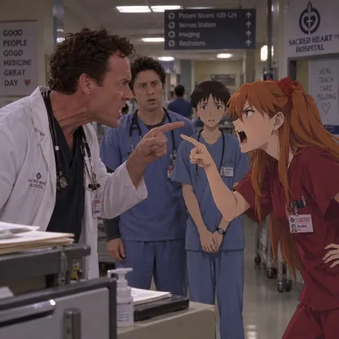 Hospital Argument With Asuka