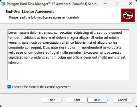 Lorem Ipsum License Agreement