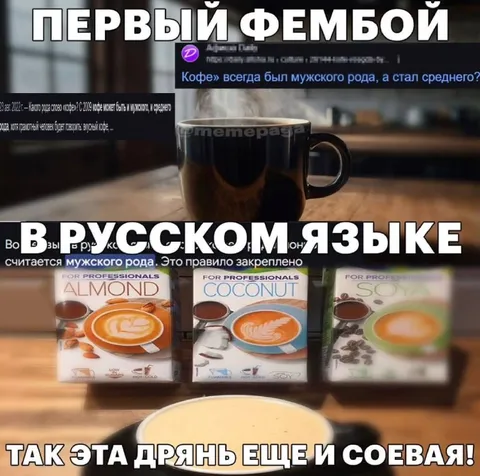 Первый фембой в русском языке