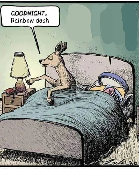 Goodnight Rainbow Dash