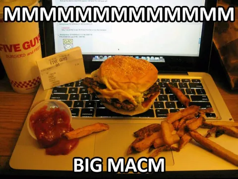 Big Mac on a Laptop