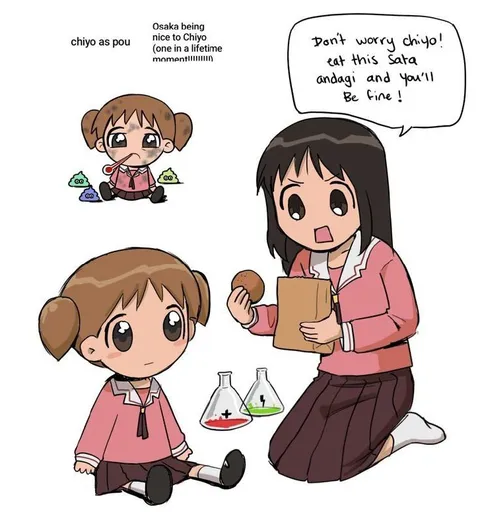 Osaka Being Nice to Chiyo