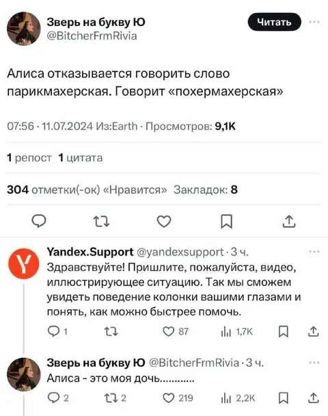 Алиса говорит похермахерская