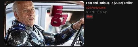 Fast and Furious 67 Trailer
