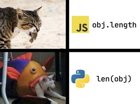 JavaScript Length vs Python Len