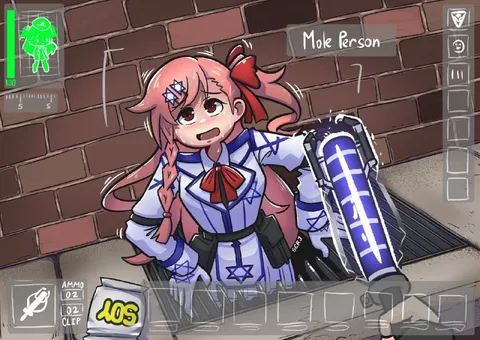 Mole Person Anime Shooter
