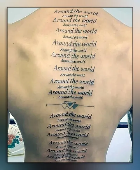 Around the World Tattoo