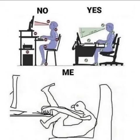 No Yes Me Ergonomics Meme