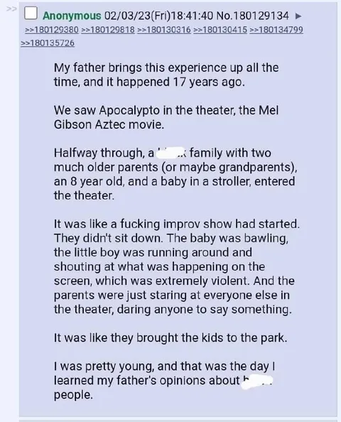 Apocalypto Theater Family Chaos